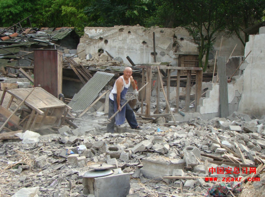 灾区 绵竹市土门镇安息日会天宝村教堂