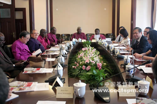 圣公会环南大主教代表团一行访问中国基督教两会